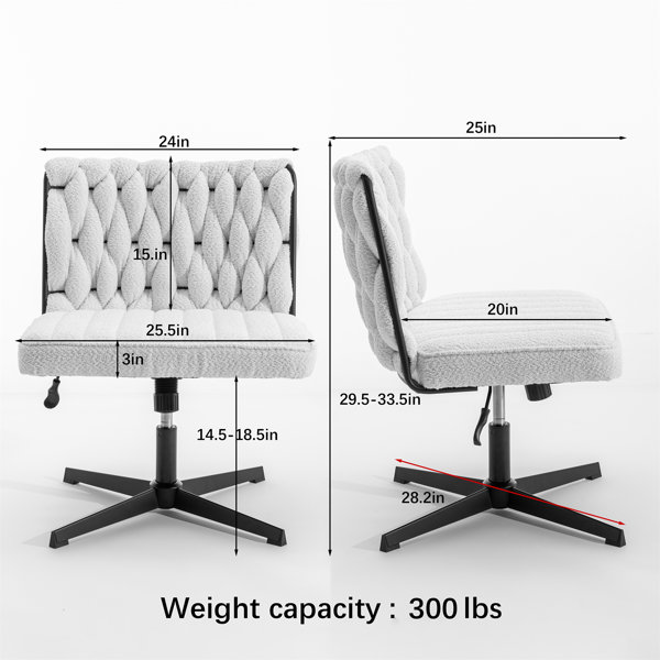 Computer chair weight 2024 capacity 300 lbs